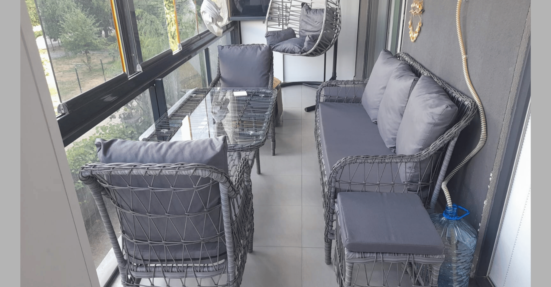 Rattan Balkon Takımı