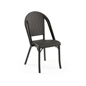 Bahçe ve Balkon İçin Rattan Desenli Sandalye