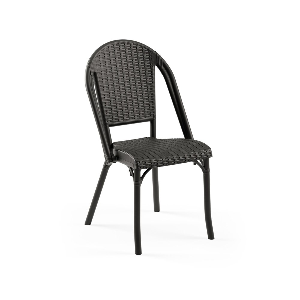Bahçe ve Balkon İçin Rattan Desenli Sandalye